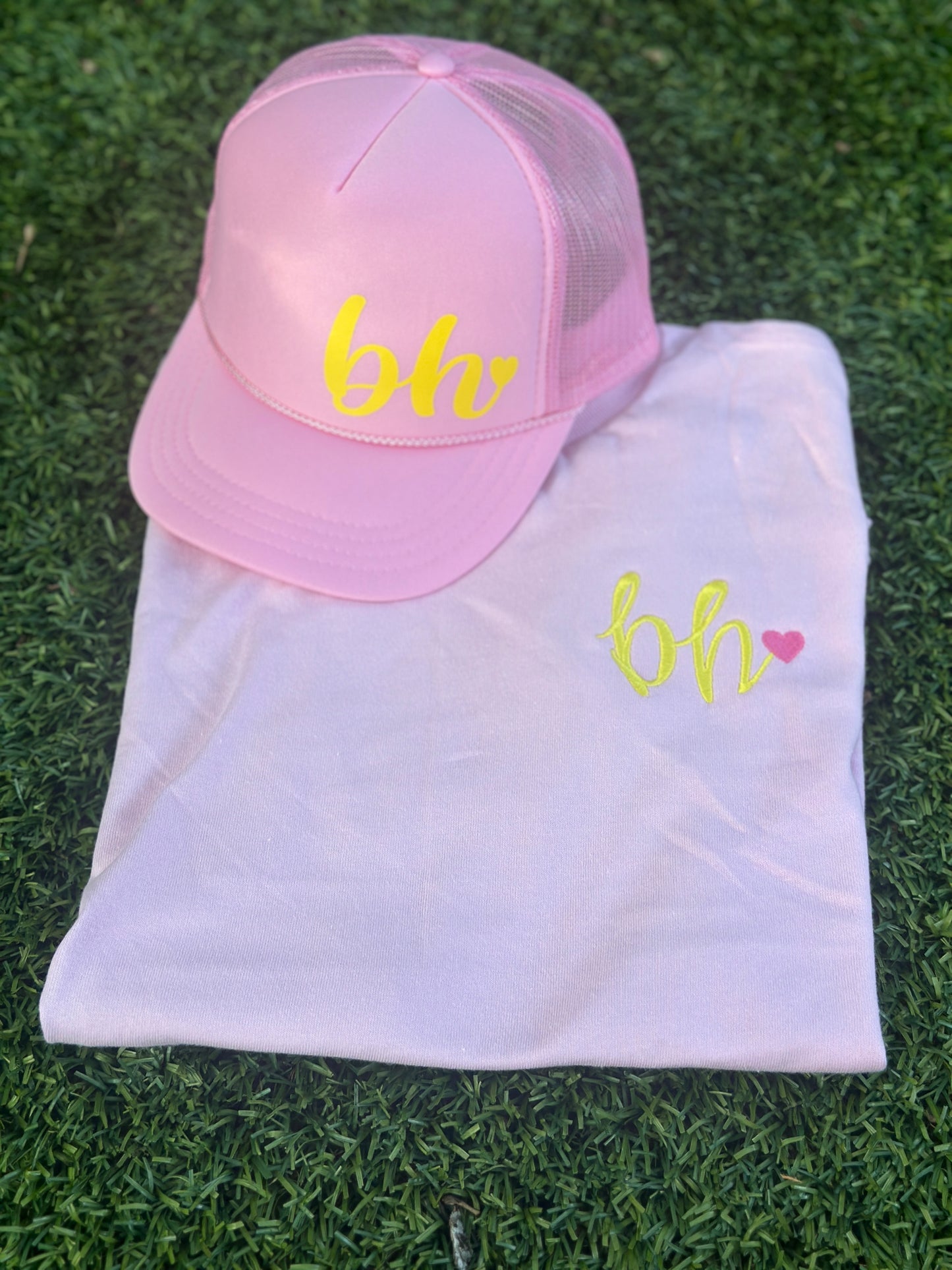 In Honor of Blair and Brooke Harber - Embroidered Initials T-Shirt