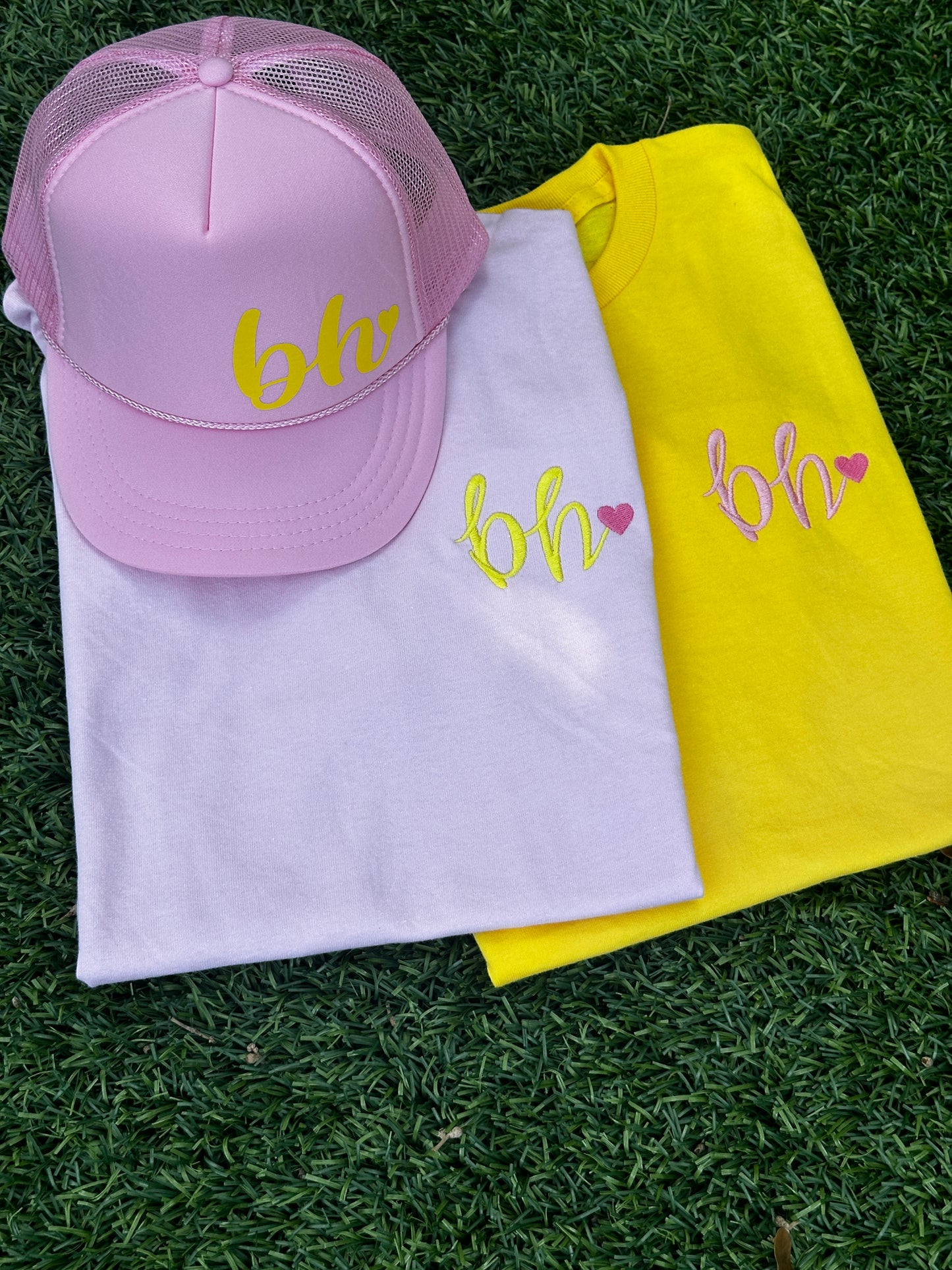 In Honor of Blair and Brooke Harber - Embroidered Initials T-Shirt