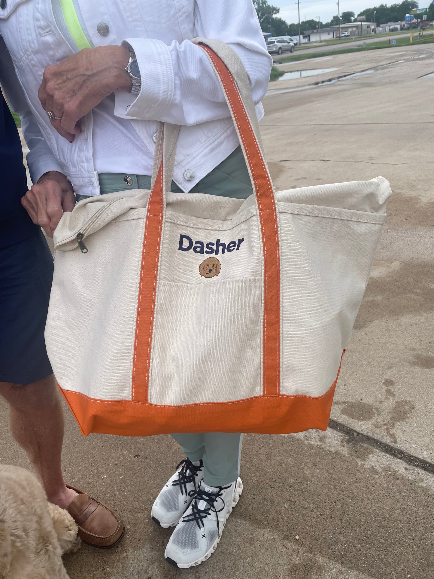 Colorblock Classic Canvas Tote