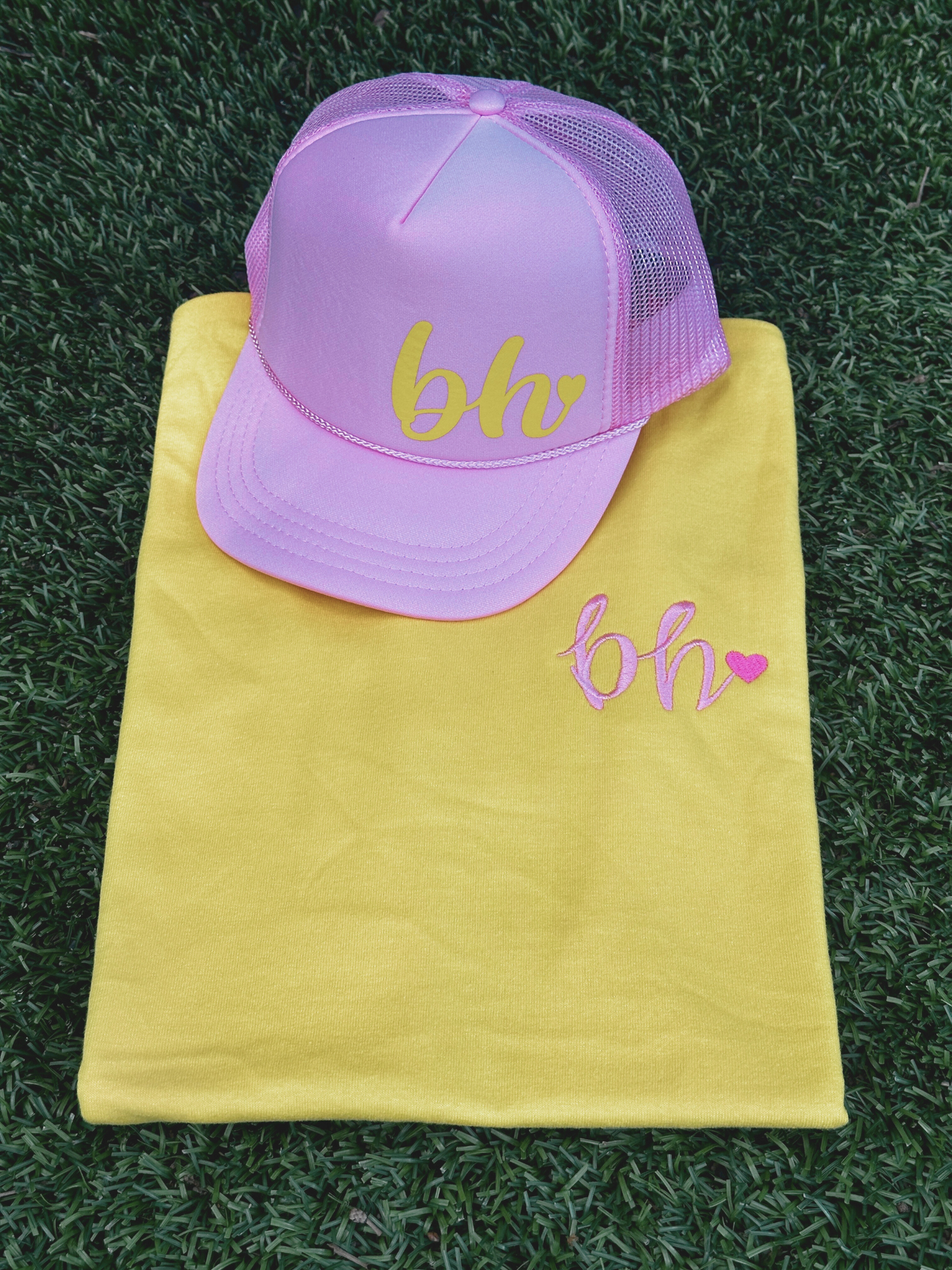 In Honor of Blair and Brooke Harber - Embroidered Initials T-Shirt