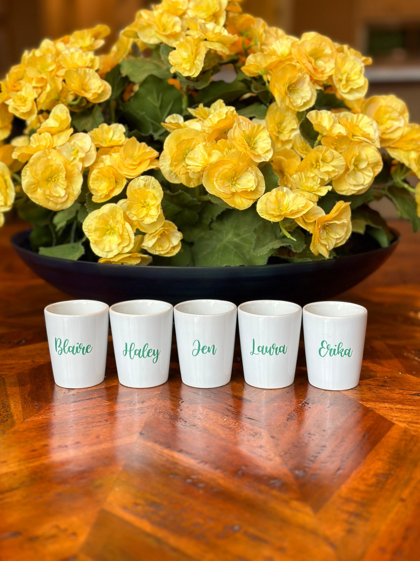 Personalized shot glasses