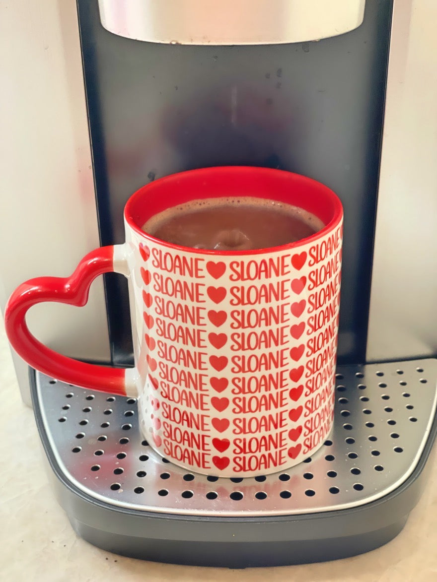 Valentine's Heart Mugs