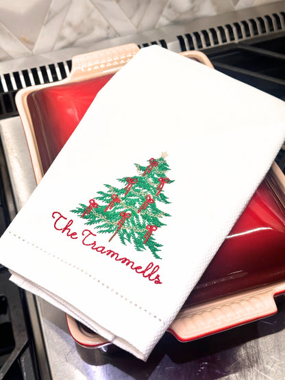 Embroidered Christmas Towels
