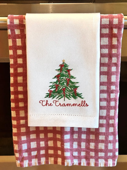 Embroidered Christmas Towels