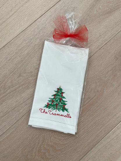Embroidered Christmas Towels