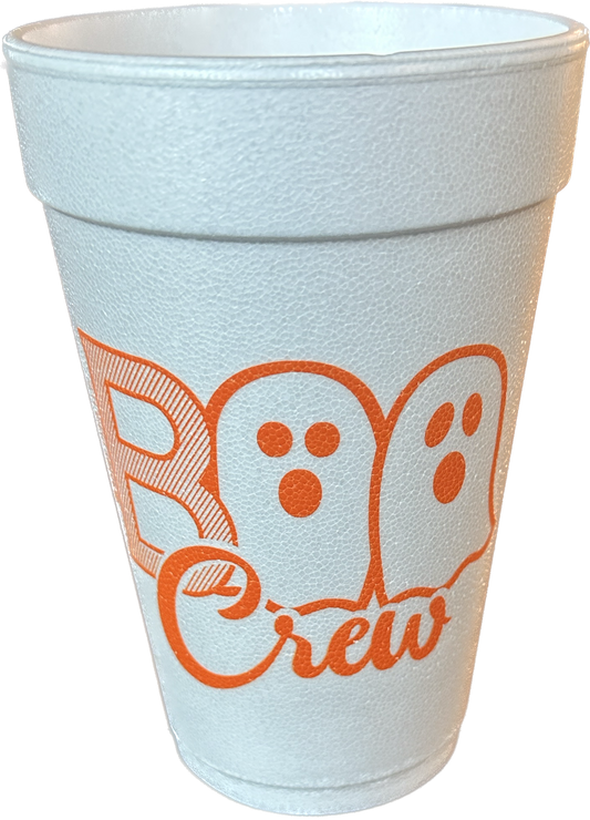 Boo Crew 16 oz. Styrofoam Cups