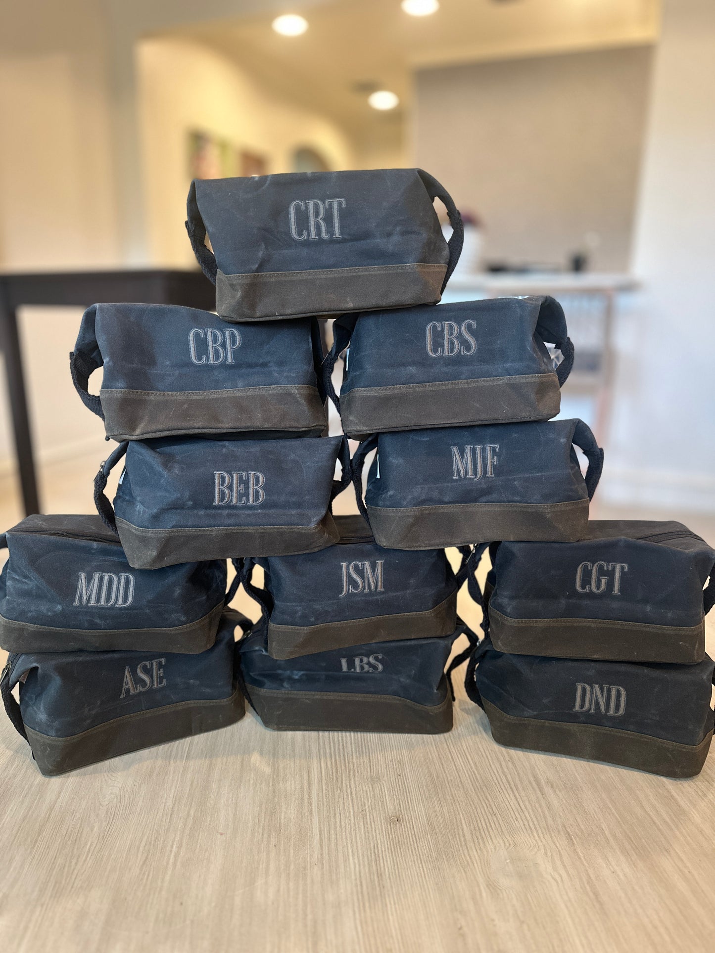 Waxed Canvas Dopp Kit